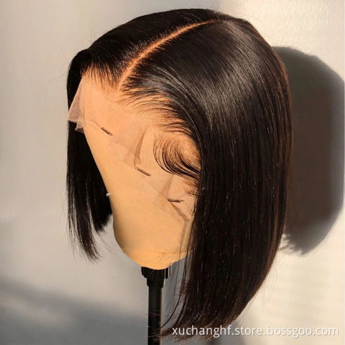 Deep Curly Wave HD Lace Human Wig,Brazilian Human Hair Lace Front Wigs For Black Women,Short Bob Lace Frontal Human Hair Wigs